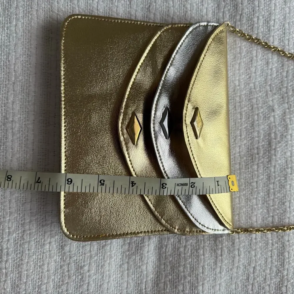 Vintage Walborg Silver and Gold Clutch Evening Bag